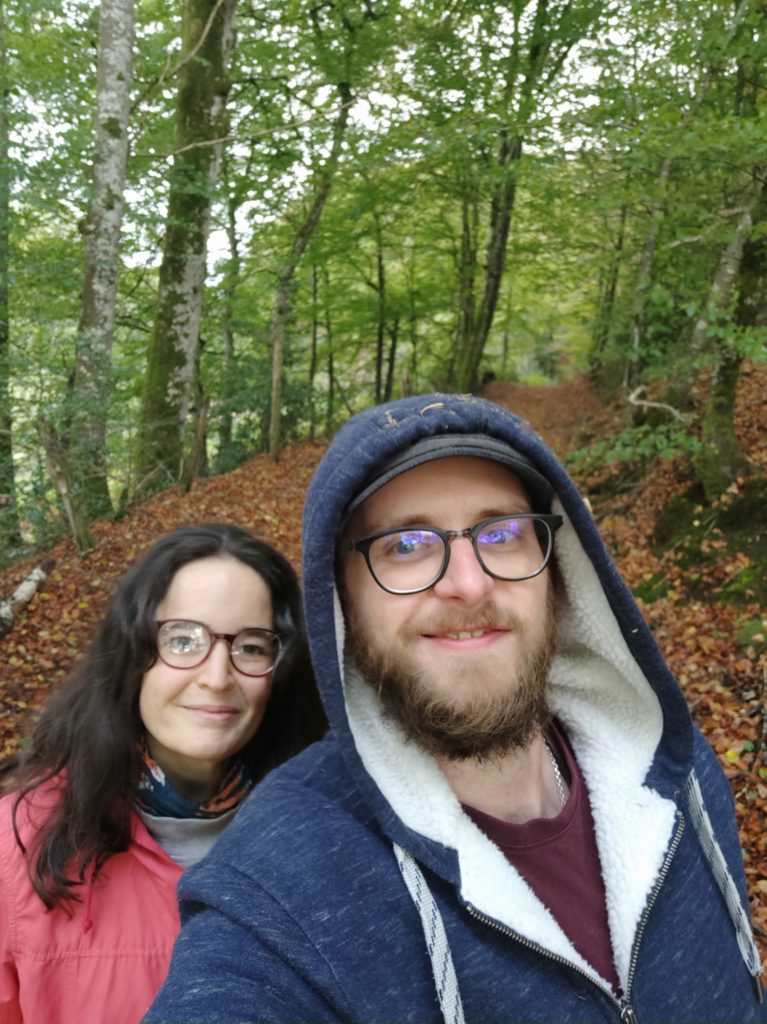 remi et marion sur le terrain